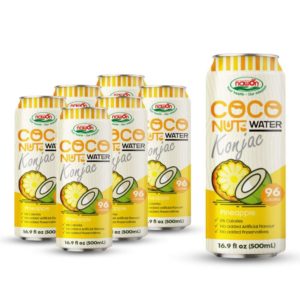 500ml pure coconut water konjac pineapple