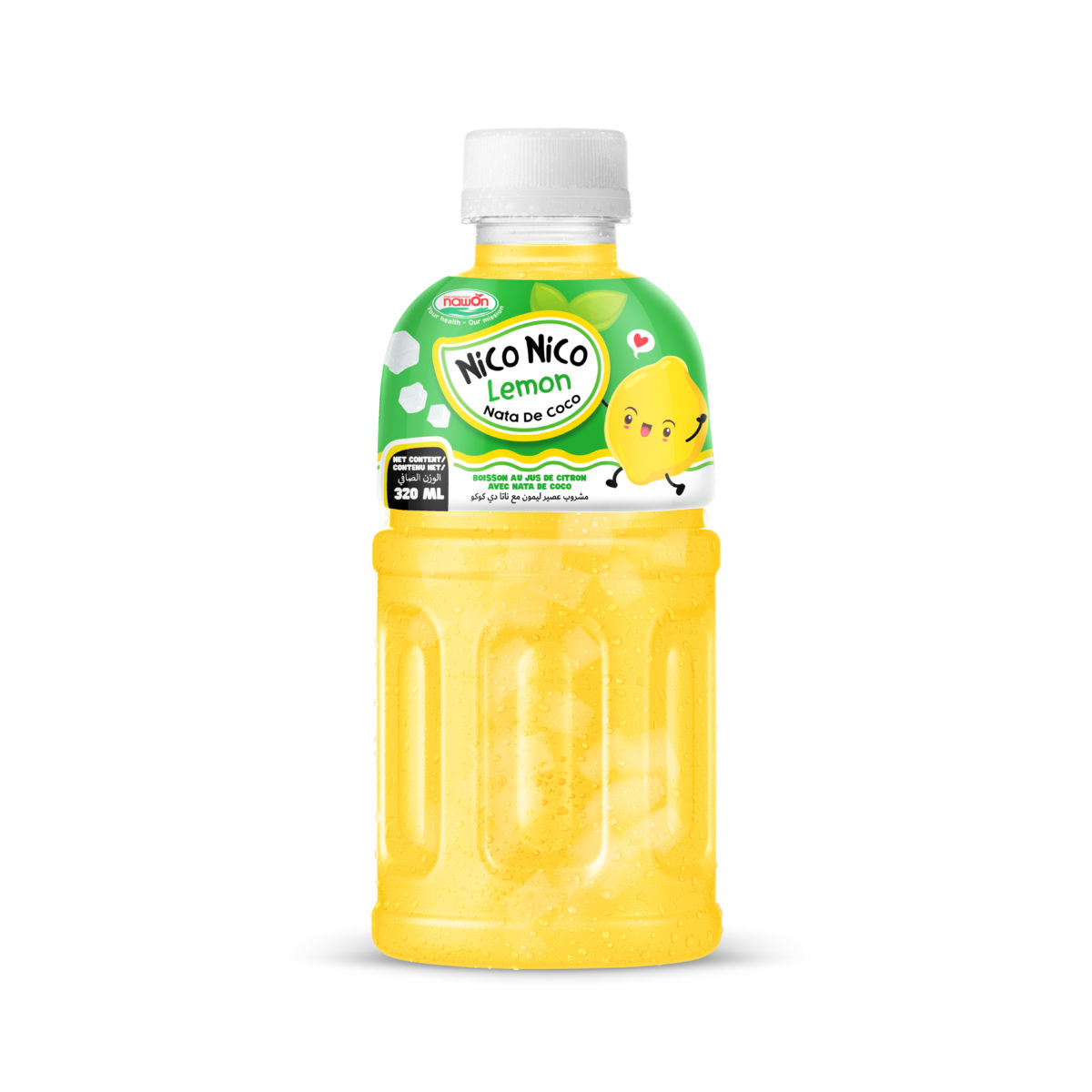 Nata De Coco Lemon Fruit Juice