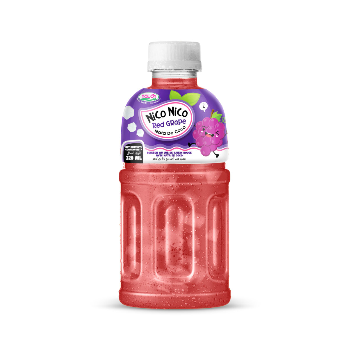 Nata De Coco Red Grapes Fruit Juice