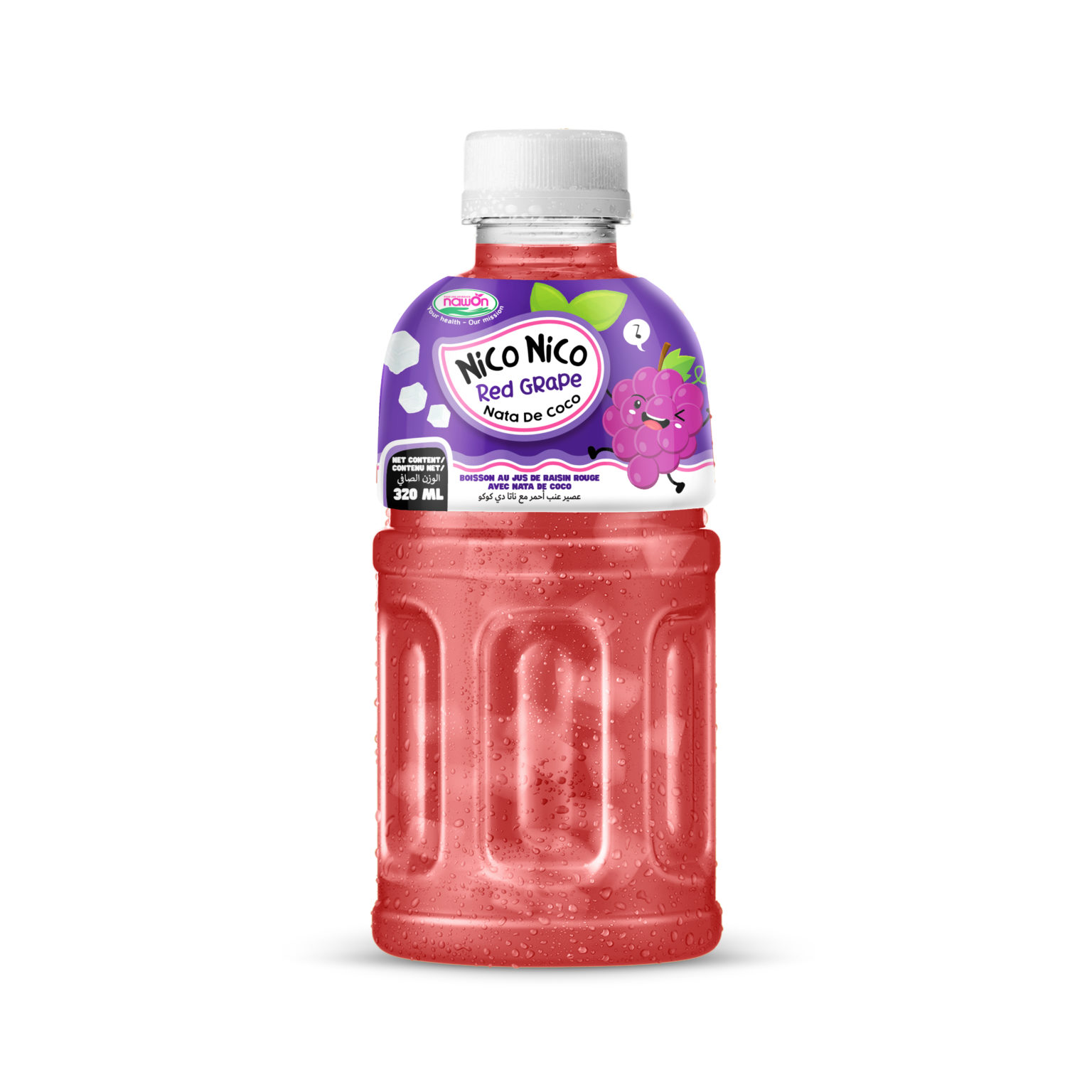 Nata De Coco Red Grapes Fruit Juice