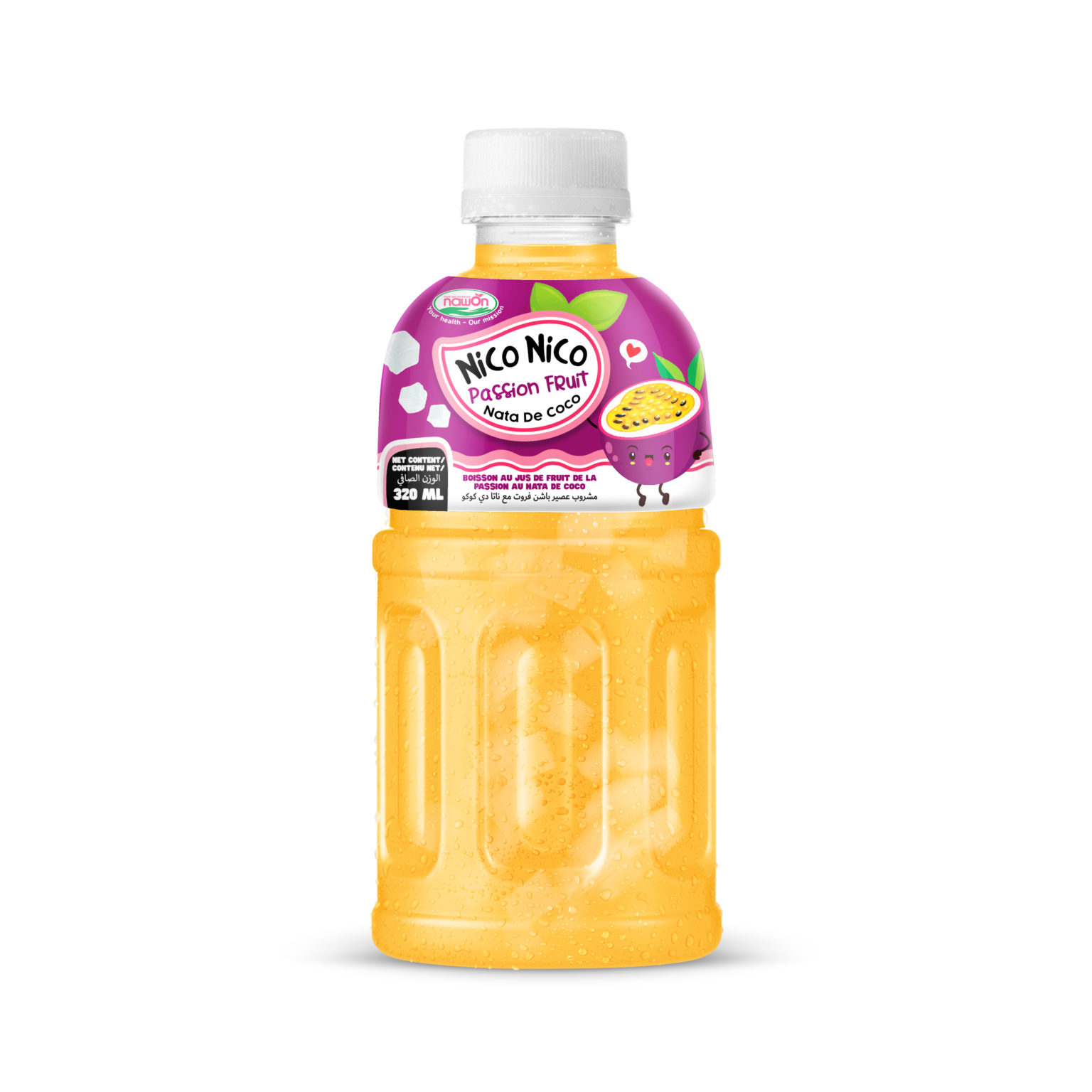 Nata De Coco Passion Fruit Juice