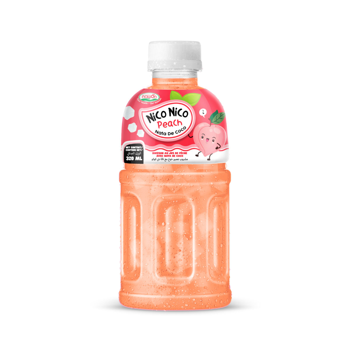 Nata De Coco Peach Fruit Juice