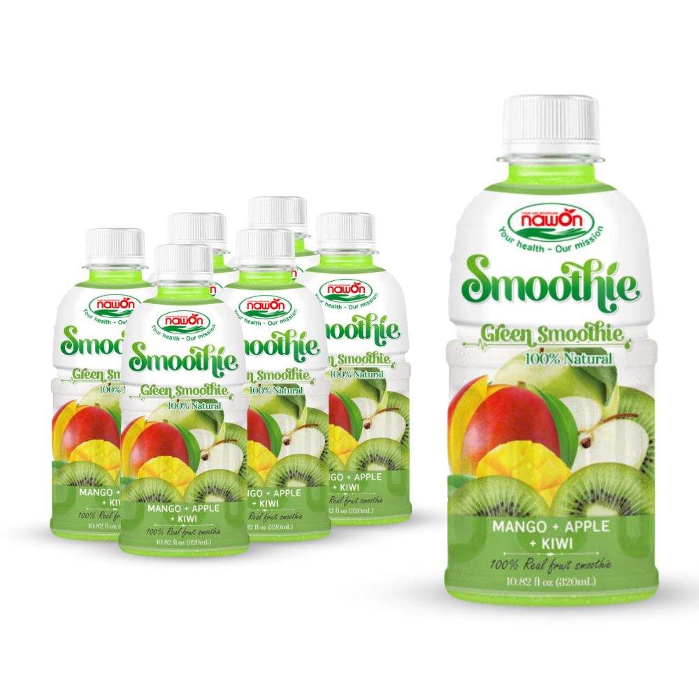 250ml green smoothie tropical fruits