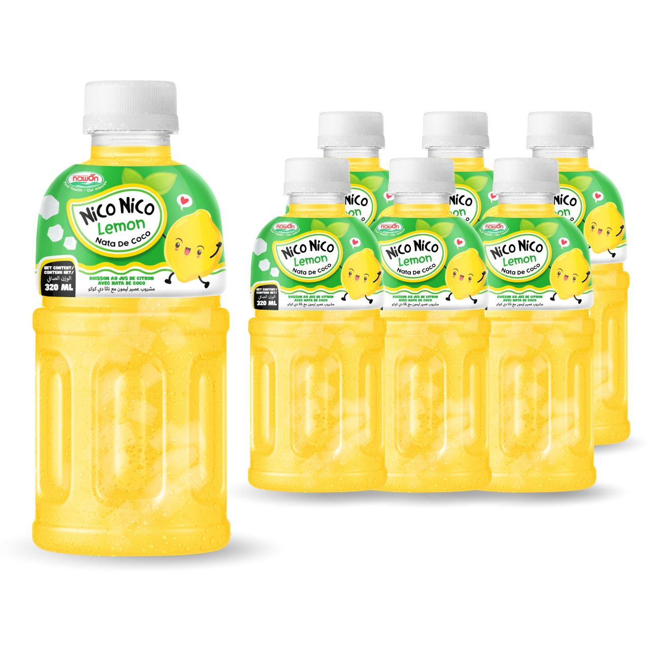 320ml nawon healthy nata de coco juice lemon