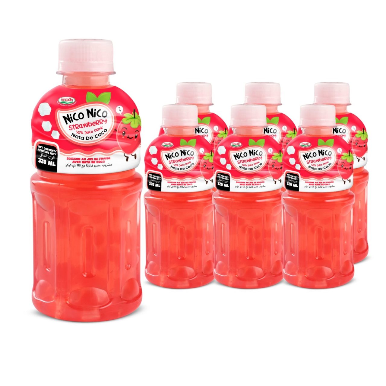 320ml nawon nata de coco drink strawberry