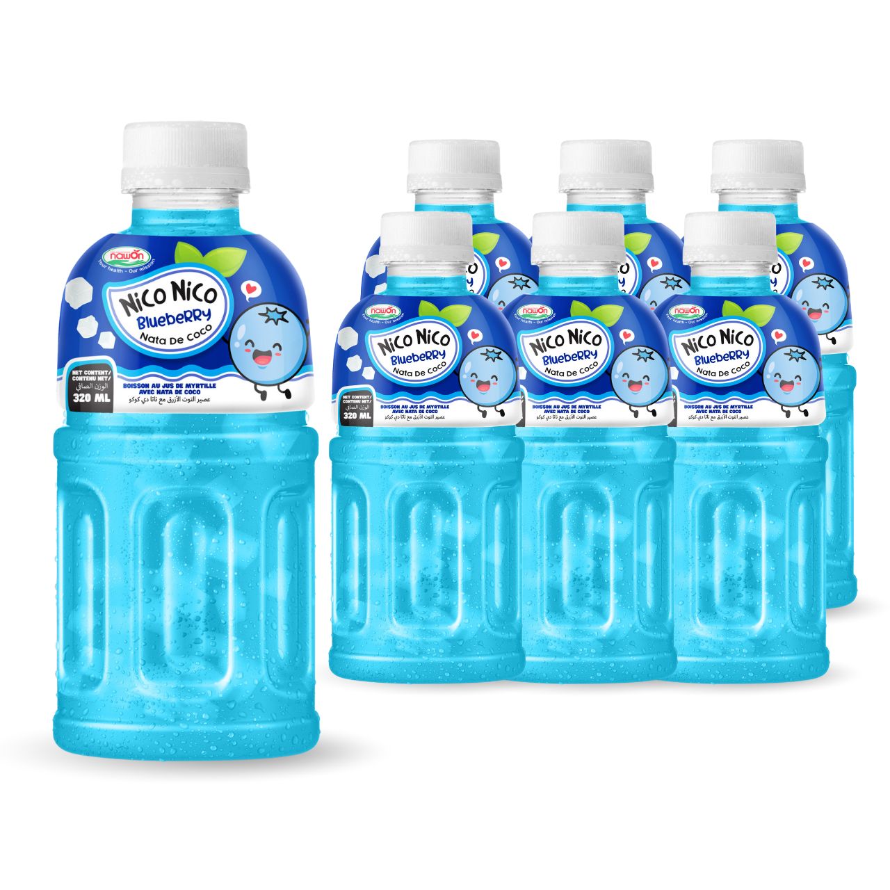 320ml nawon nata de coco juice blueberry