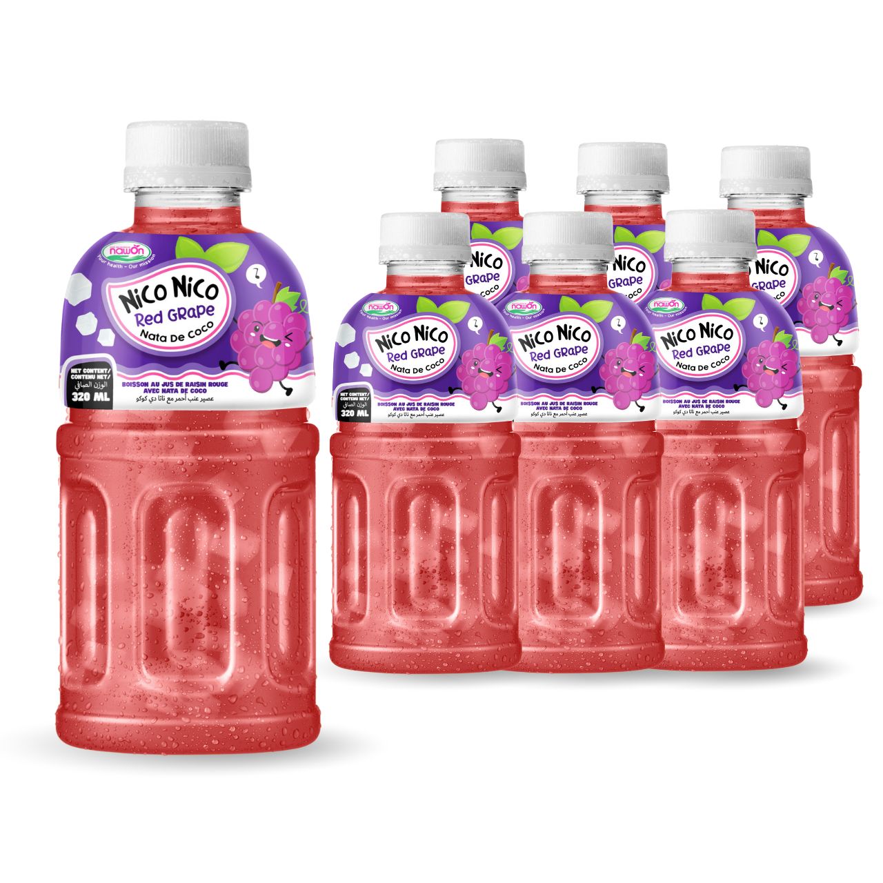 320ml nawon nata de coco juice red grapes