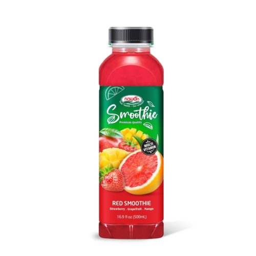500ml red mixes smoothie drink