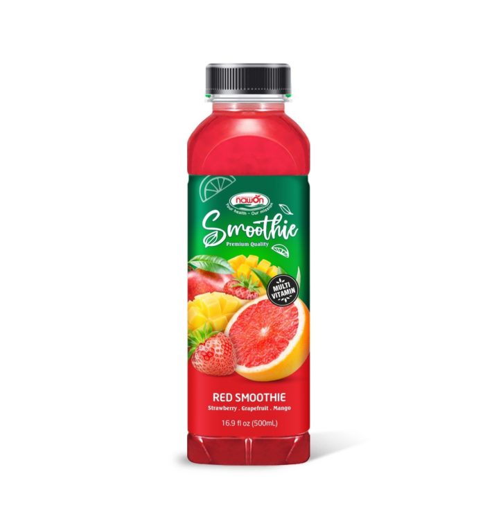 500ml red mixes smoothie drink