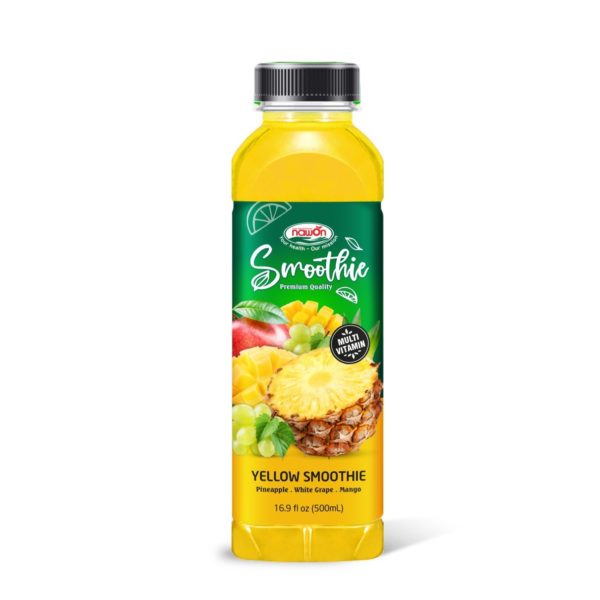 500ml yellow mixes smoothie drink