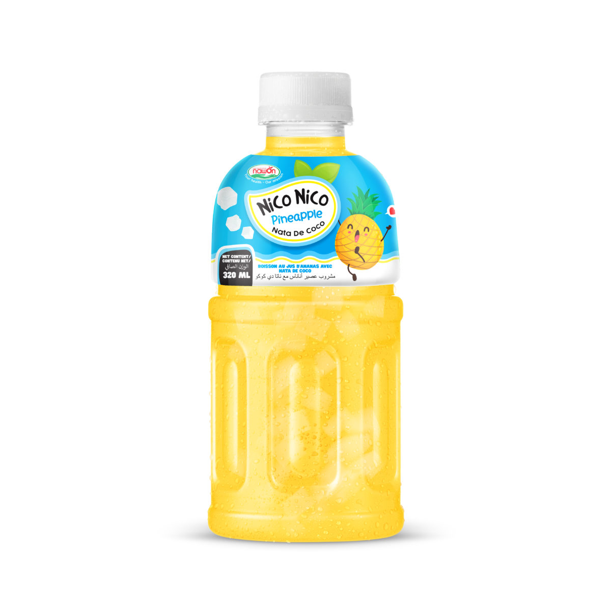 Nata De Coco Pineapple Fruit Juice