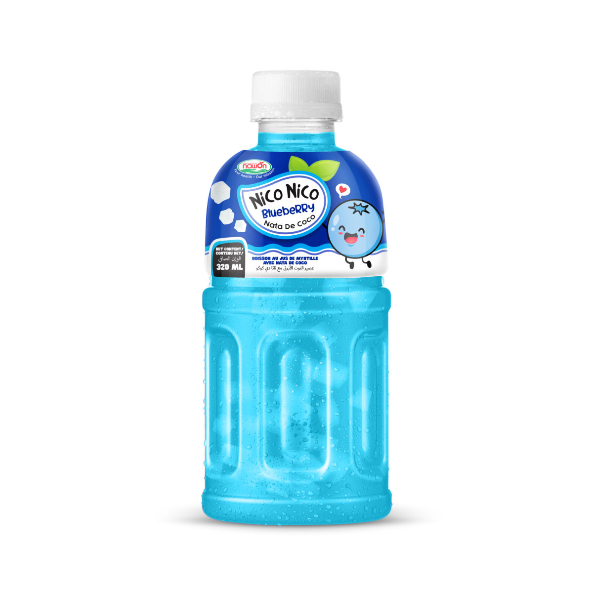 Nata De Coco Blueberry Fruit Juice