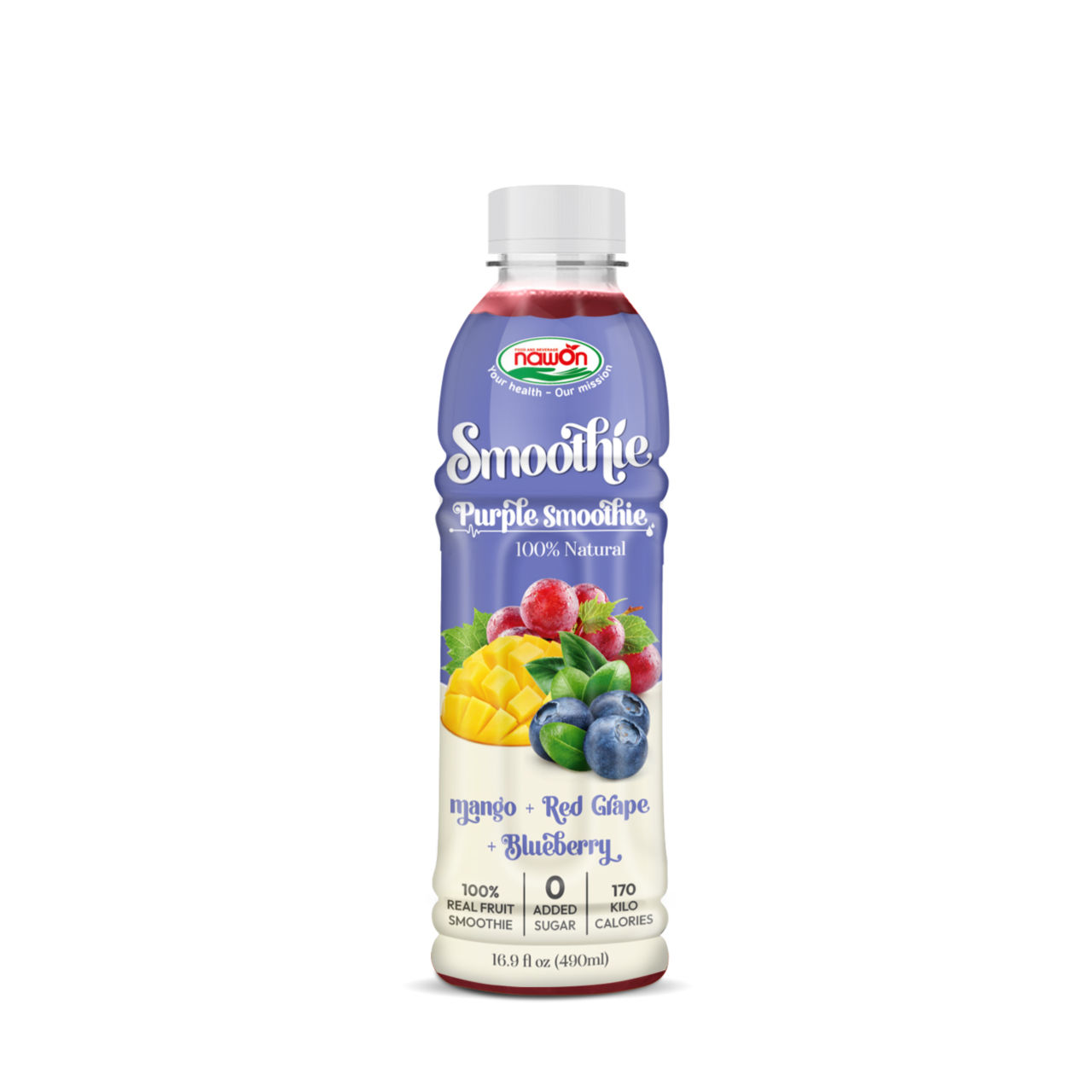 Bottle pet bottle 490 ml 16 56 fl oz smoothie with fresh purple fruits nawon Bottle pet bottle 490 ml 16 56 fl oz smoothie with fresh purple fruits nawon