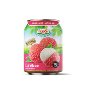 Can 250 ml 8 46 fl oz natural lychee fruit juice with juicy pulp nawon