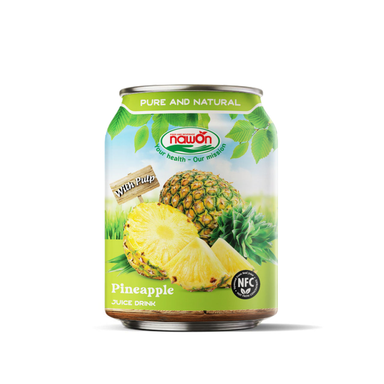 Can 250 ml 8 46 fl oz natural pineapple juice drink with juicy pulp nawon Can 250 ml 8 46 fl oz natural pineapple juice drink with juicy pulp nawon