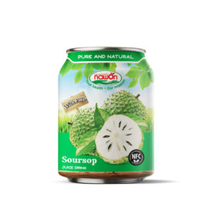 Can 250 ml 8 46 fl oz natural soursop juice drink with juicy pulp nawon