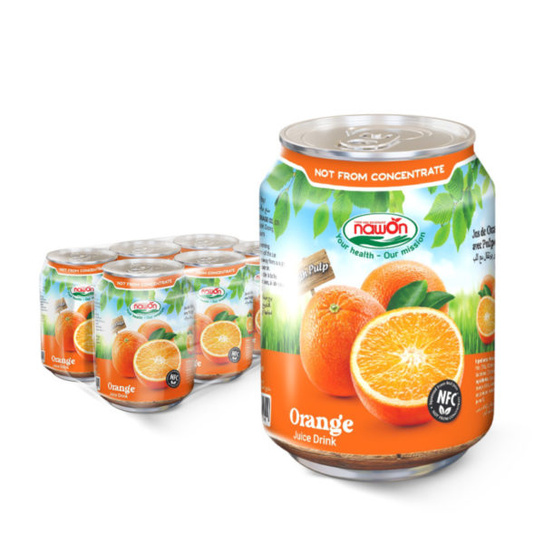 Can 250ml nawon natural orrange fruit juice