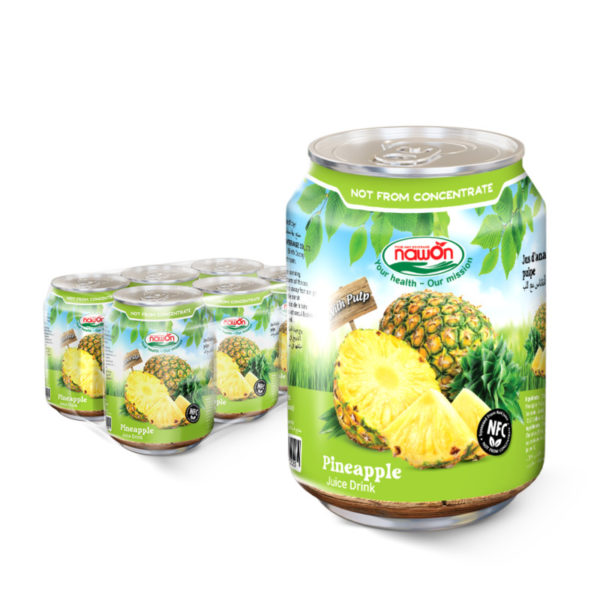 Can 250ml nawon natural pineapple fruit juice