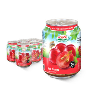 Can 250ml nawon natural red grape fruit juice