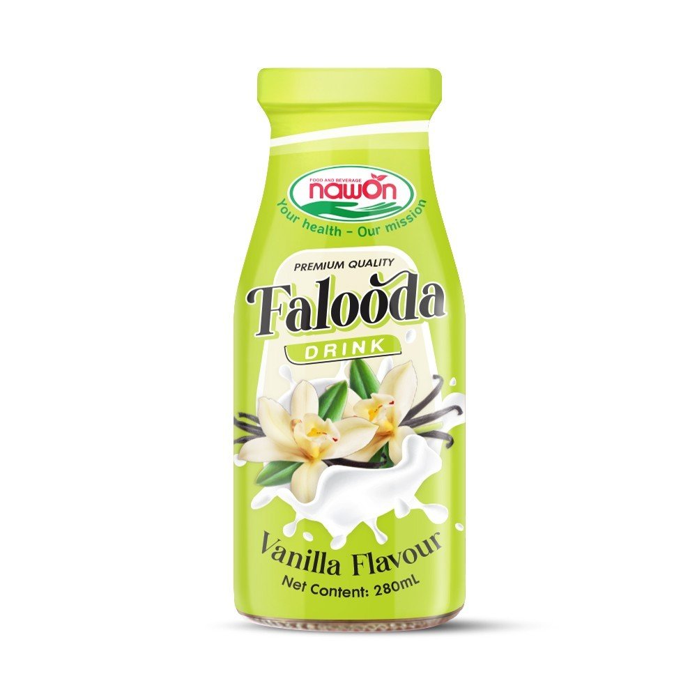 Glass bottle 280 ml 9 5 fl oz smooth creamy falooda drink with natural vanilla flavor nawon Glass bottle 280 ml 9 5 fl oz smooth creamy falooda drink with natural vanilla flavor nawon