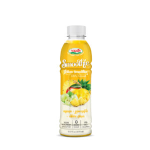 Pet bottle 490 ml 16 56 fl oz smoothie with fresh fruit yellow nawon