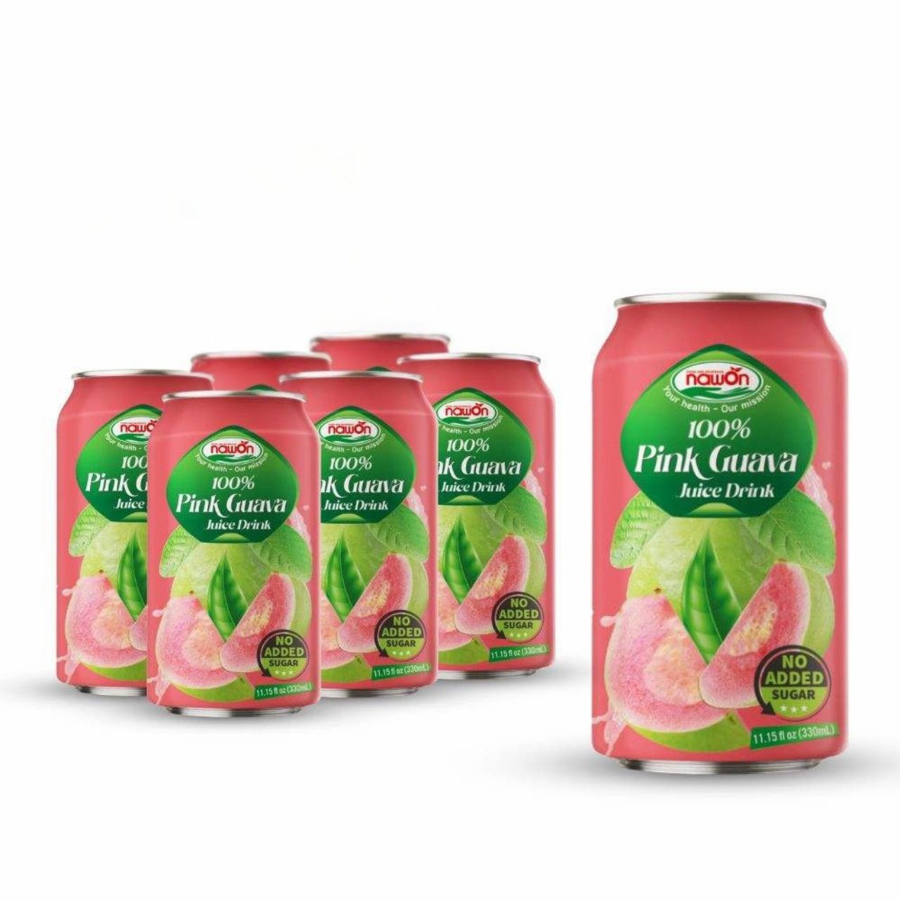 330ml nawon healthy 100 fruit juice pink guava