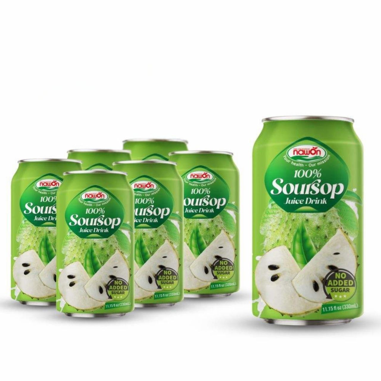 330ml nawon healthy 100 fruit juice soursop