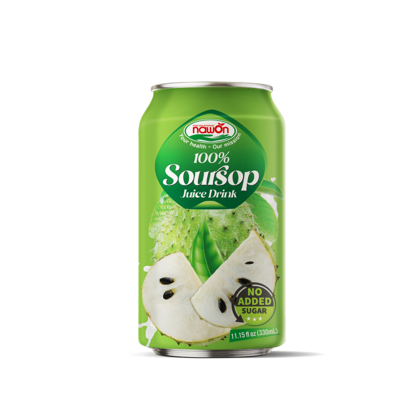 Can 330 ml 11 18 fl oz 100 soursop fruit juice with no sugar added nawon Can 330 ml 11 18 fl oz 100 soursop fruit juice with no sugar added nawon