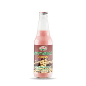 glass bottle 300ml nawon soya milk chocolate