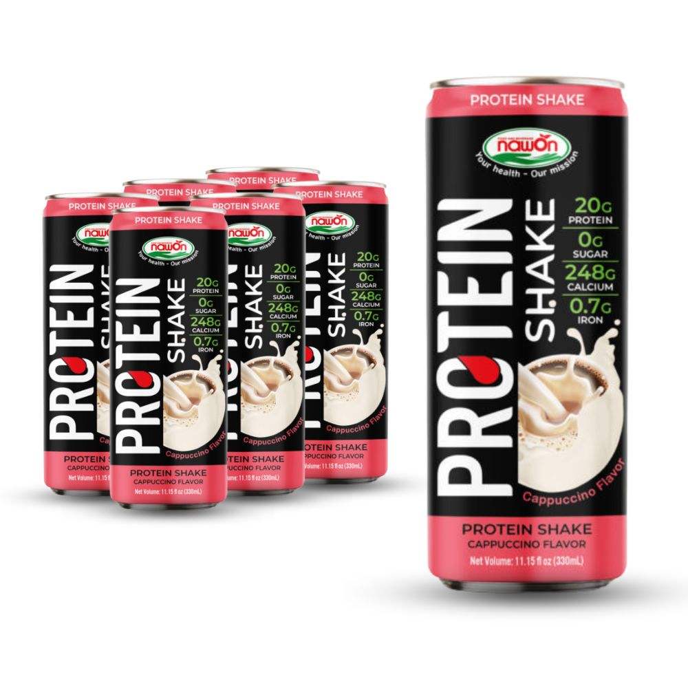 330ml nawon protein shake cappuccino