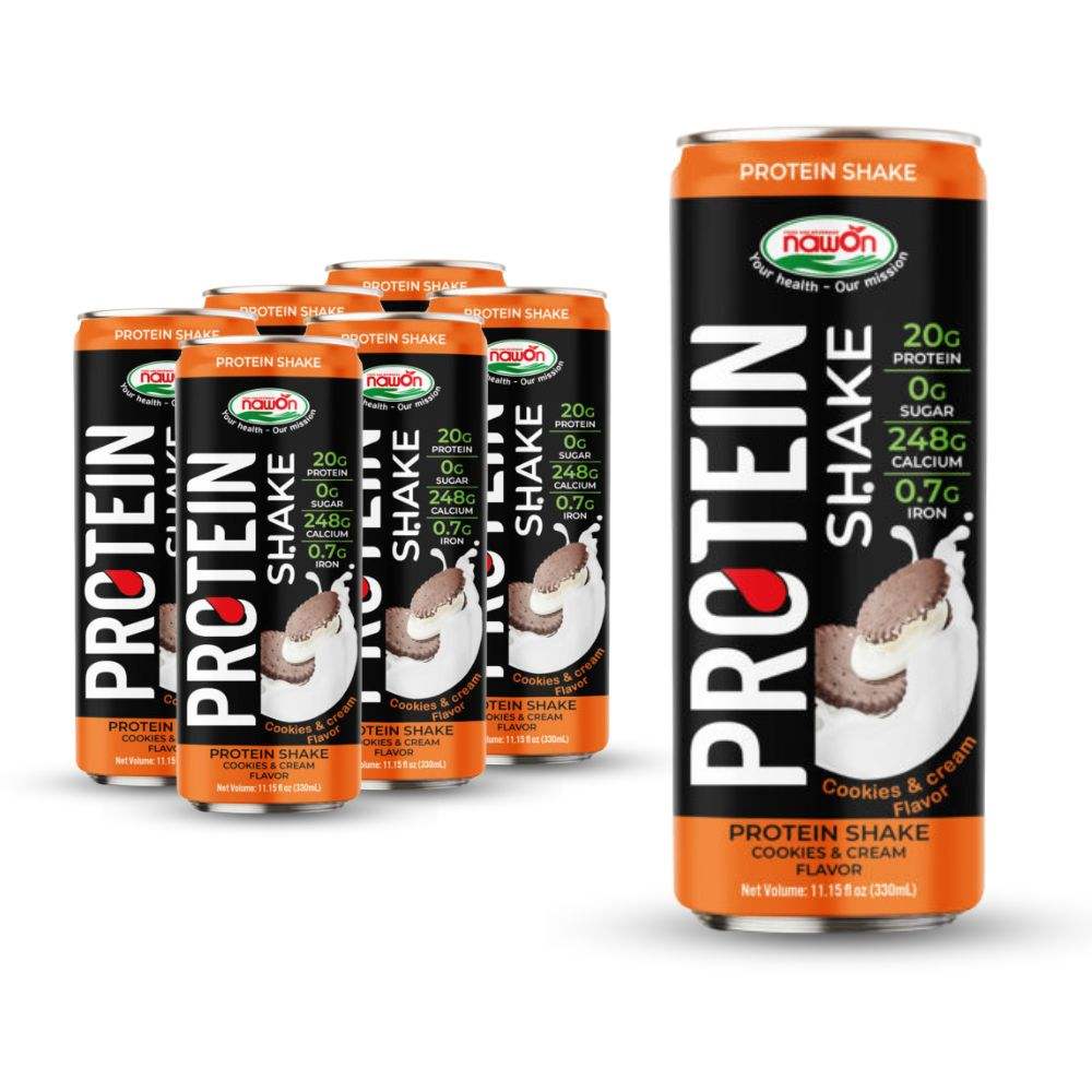 330ml nawon protein shake cookies cream
