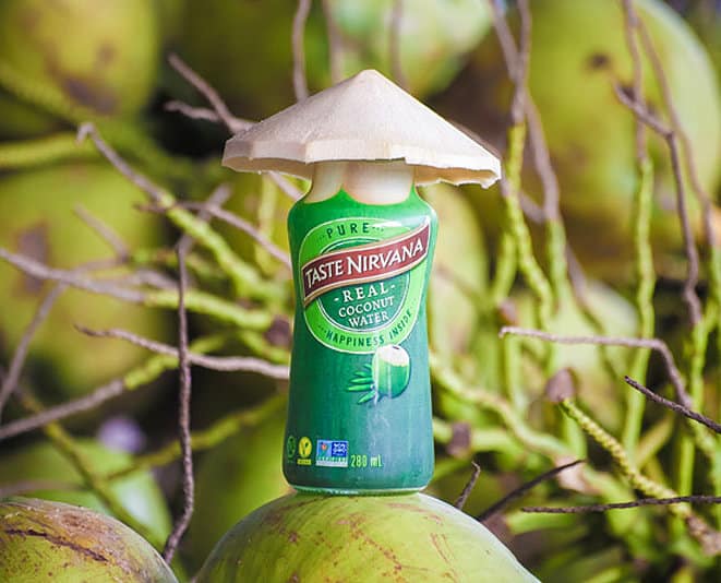taste nirvara coconut water