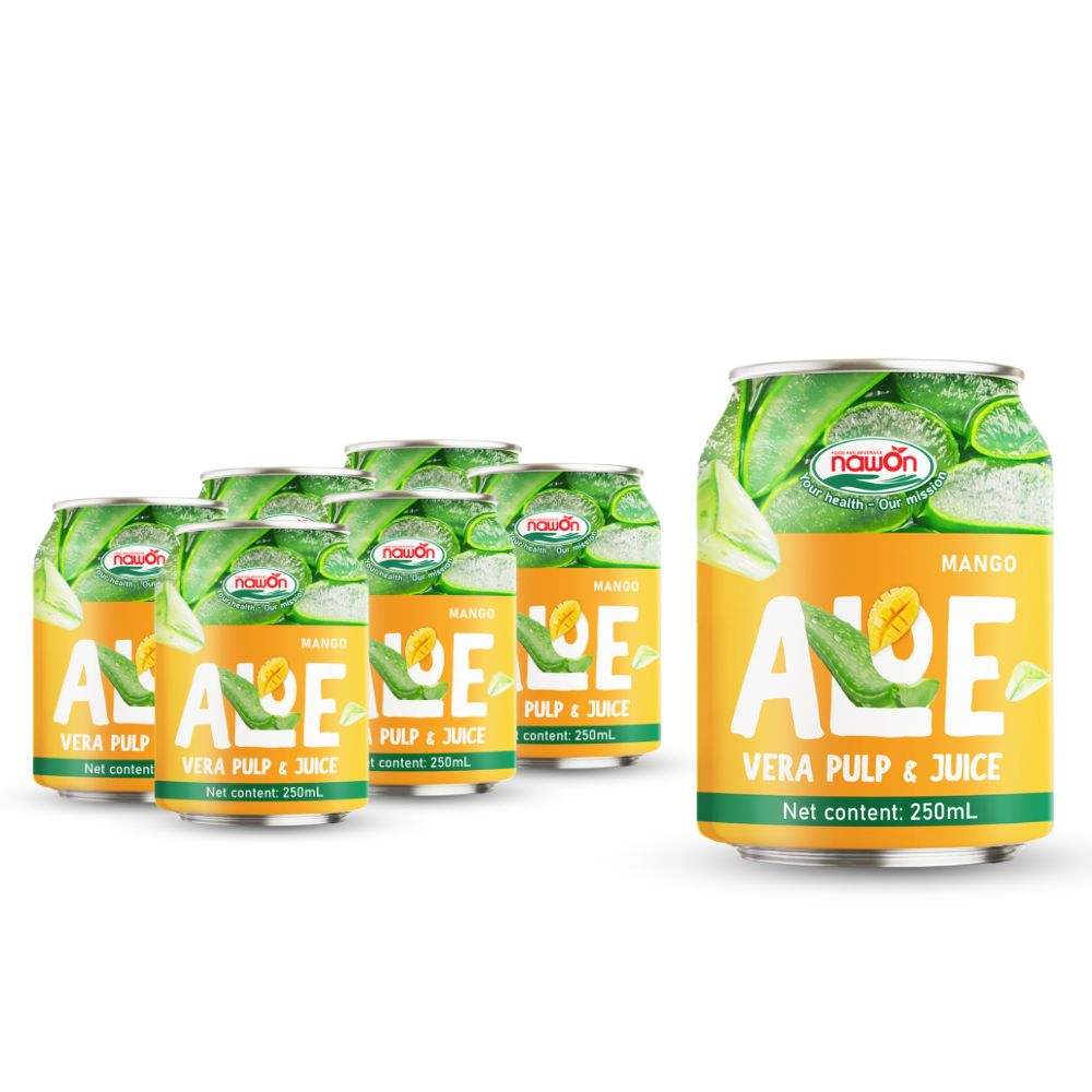 250ml wholesale organic aloe vera juice mango