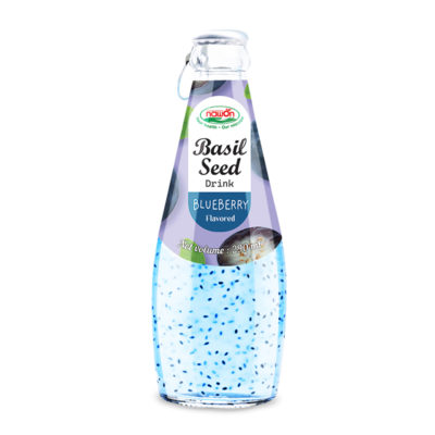 Innovative Basil Seed Drink Blueberry