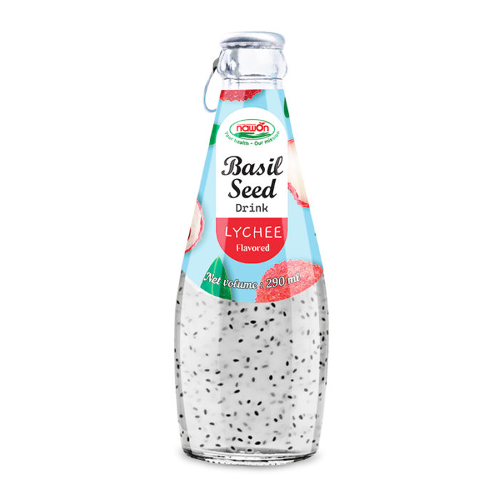 Innovative Basil Seed Drink Lychee