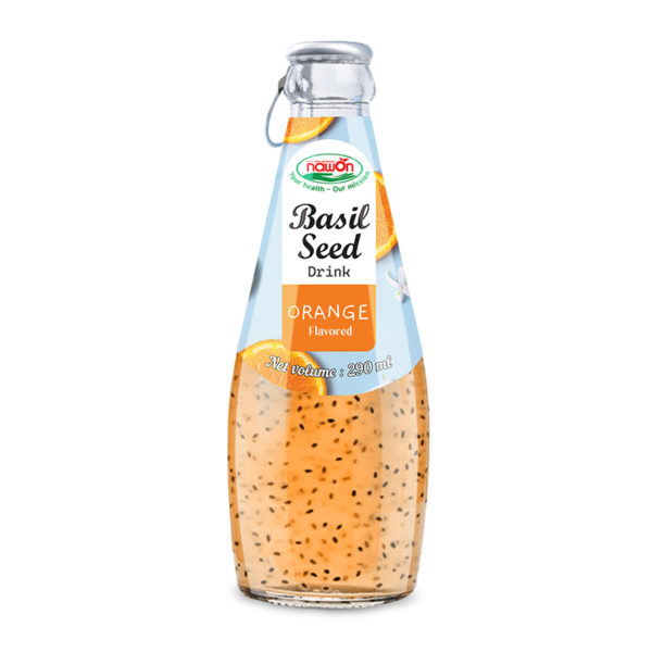 Innovative Basil Seed Drink Orange