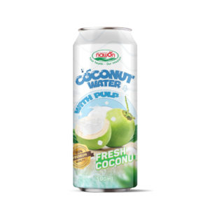 Can 500ml 100 fresh coconut water with pulp