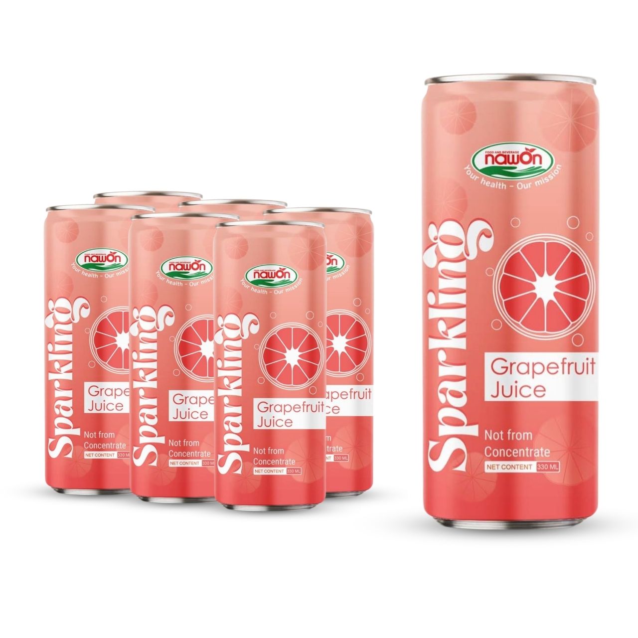 Sparkling grapefruit juice wholesale 330ml can