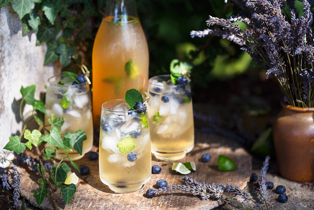 Refreshing Iced Tea Blueberry Drink Recipes