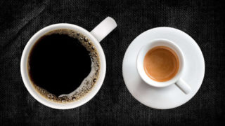 caffeine espresso vs coffee