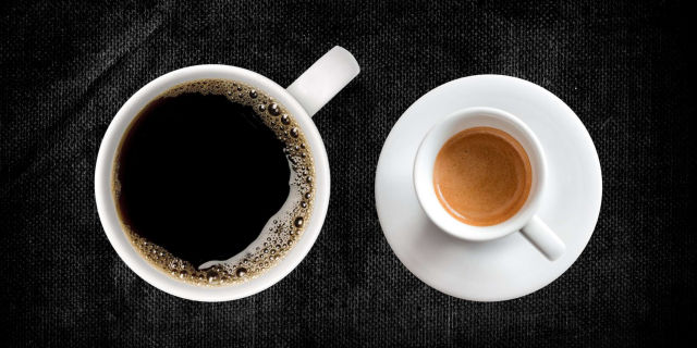 caffeine espresso vs coffee