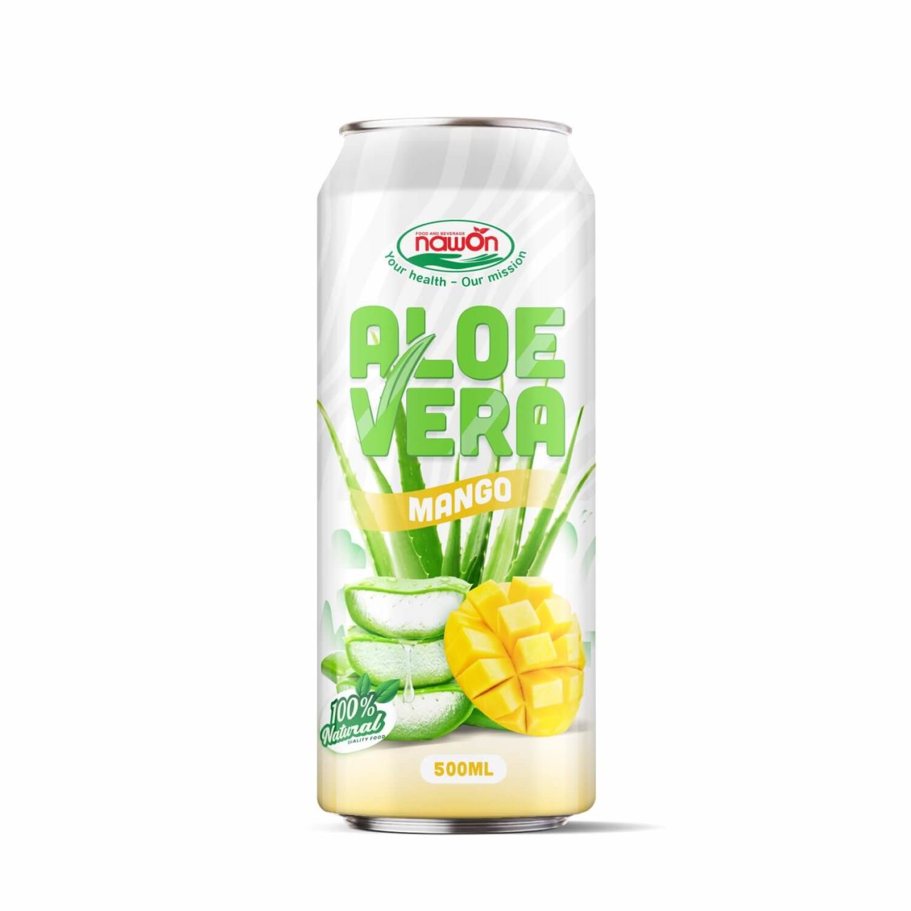 Aloe Vera Drink Wholesale Mango 500ml Can