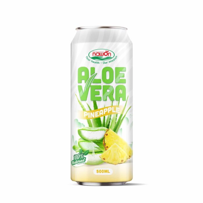 aloe vera drink wholesale pineapple 500ml can