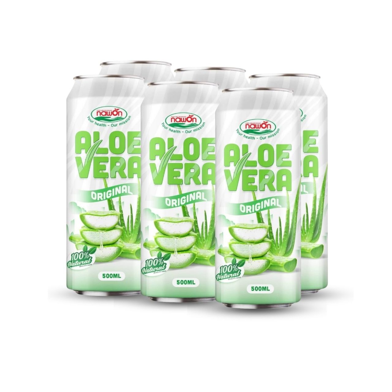 Can 500 ml 16 9 fl oz aloe vera drink wholesale original flavor (2)