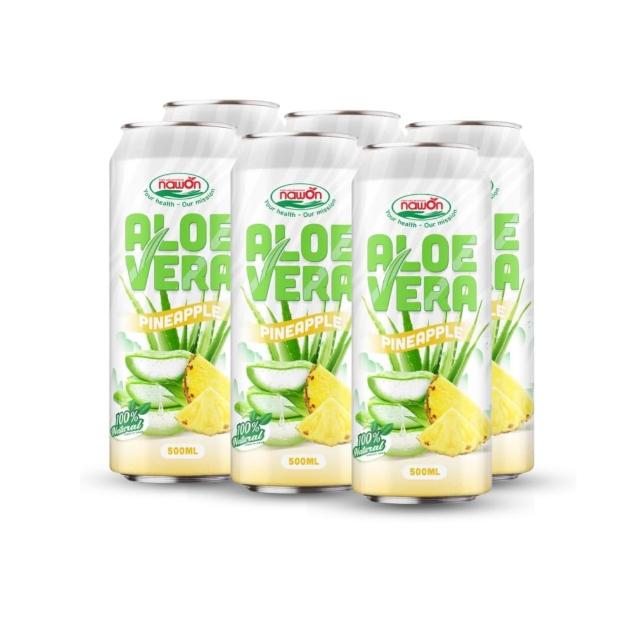 can 500 ml 16 9 fl oz aloe vera drink wholesale pineapple flavor (2)