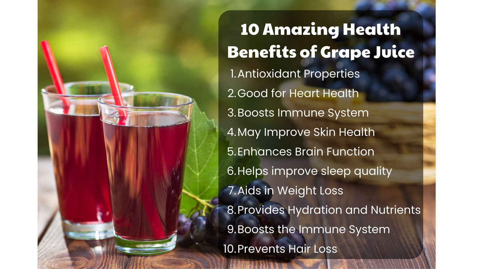 10 Amazing Health Benefits of Grape Juice 2024