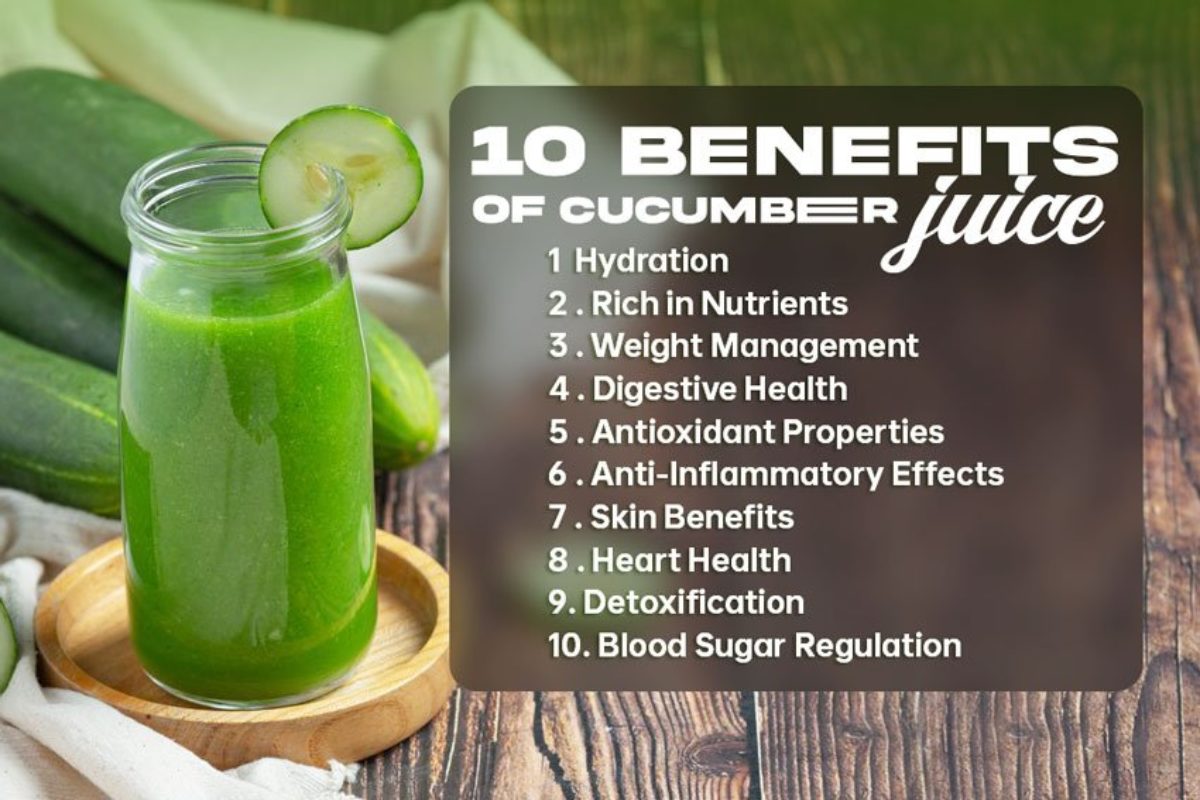 Benefits of cucumber on sale juice on empty stomach