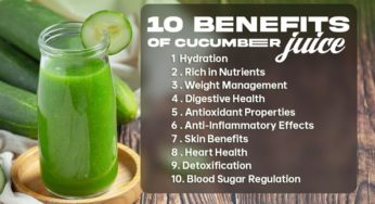 10 Benefits Of Cucumber Juice For Your Health
