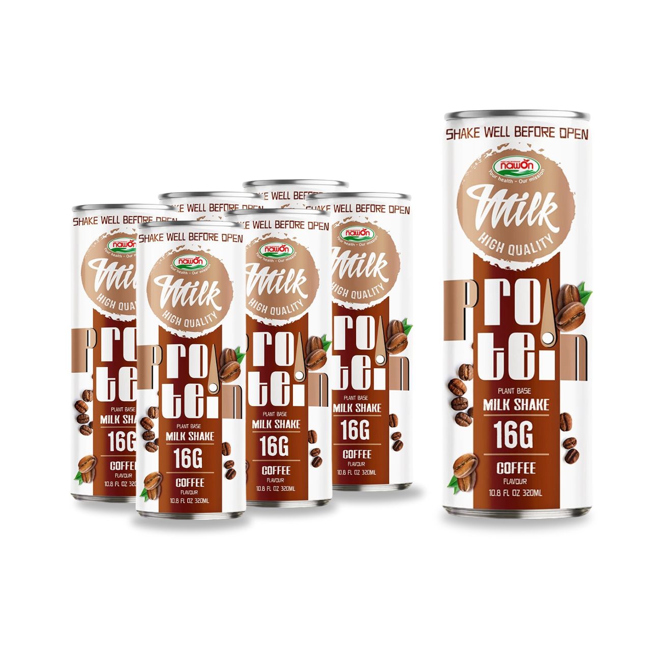 320ml nawon wholesale protein shake coffee flavor
