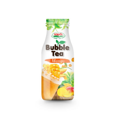 Glass bottle mango bubble tea wholesale 280ml